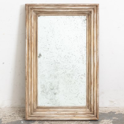 Lot 67 - Rectangular Painted Wood Frame Mirror