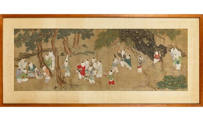 Lot 144 - A Chinese School Painting of Boys