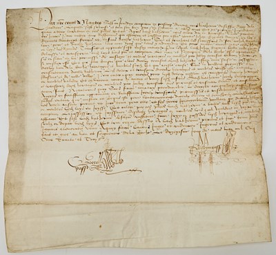 Lot 66 - The remains of a collection of manuscripts