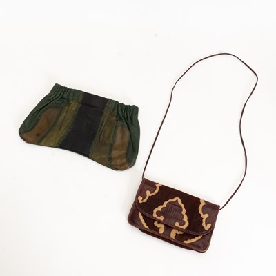 Lot 108 - Two Carlos Falchi Leather Handbags