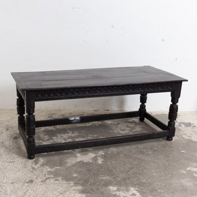 Lot 192 - Baroque Style Oak Library Table