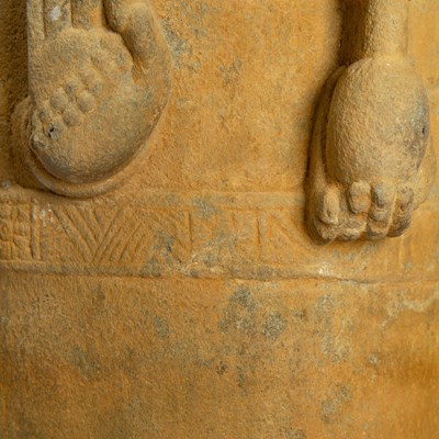 Lot 316 - A Rare Nepalese Carved Stone Chaturmukha Lingam