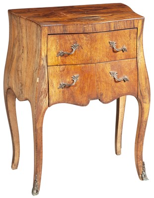 Lot 184 - Italian Rococo Style Walnut Small Commode