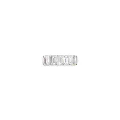 Lot 55 - Tiffany & Co. Platinum and Diamond Ring