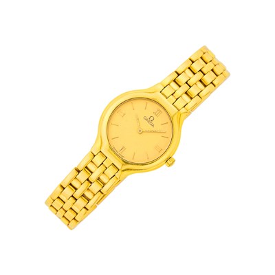 Lot 12 - Omega Gold 'De Ville' Wristwatch