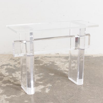 Lot 180 - Mid Century Acrylic Console
