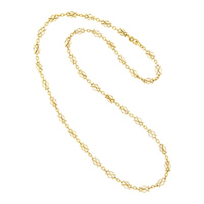 Lot 119 - Long Gold Chain Necklace