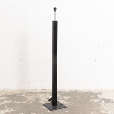 Lot 303 - Black Painted Wood Floor Lamp