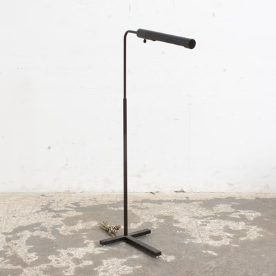 Lot 264 - Mid-Century Modern Black Metal Floor Lamp