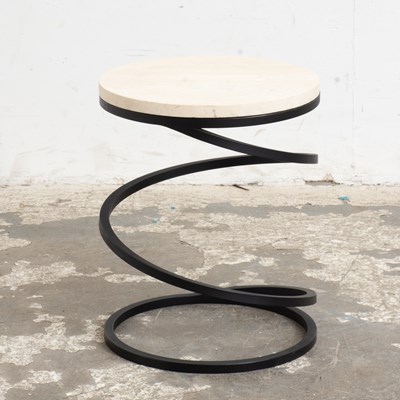 Lot 305 - Marble Top Side Table