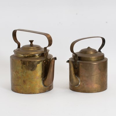 Lot 225 - Two Brass Kettles