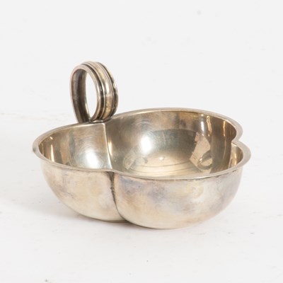 Lot 216 - Sterling Trefoil Form Tastevin
