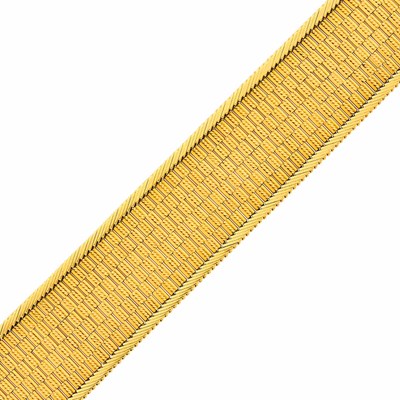 Lot 152 - Wide Gold Bracelet
