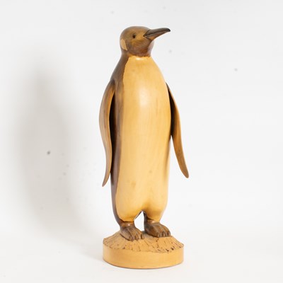 Lot 306 - Carved Wood Penguin
