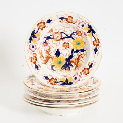 Lot 316 - Set of Seven Porcelain Soup Bowls