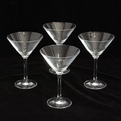 Lot 330 - Set of Four Martini Glasses