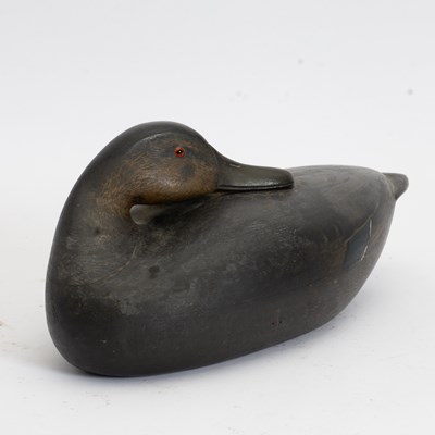 Lot 331 - Black Painted Duck Decoy