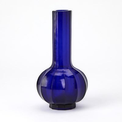 Lot 506 - A Chinese Blue Glass Vase
