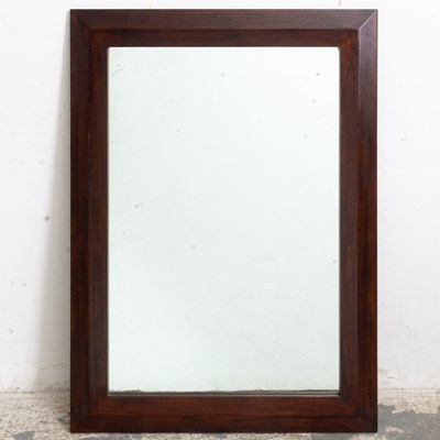 Lot 333 - Stained Wood Mirror