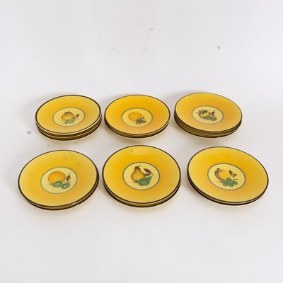Lot 382 - Set of Fourteen Royal Copenhagen Fruit Patterned Plates
