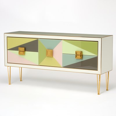 Lot 267 - Jonathan Adler Harlequin Side Cabinet