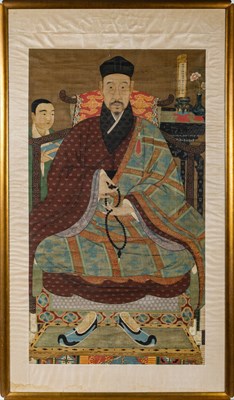 Lot 150 - A Chinese School Portrait of a Daoist Priest