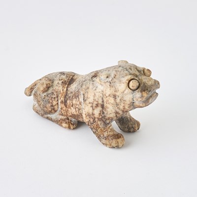 Lot 530 - A Chinese Carved Jade Beast