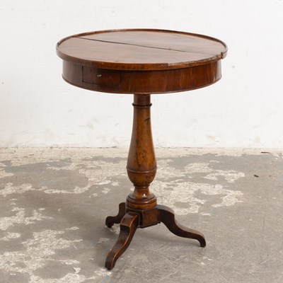 Lot 373 - Continental Walnut Tripod Table