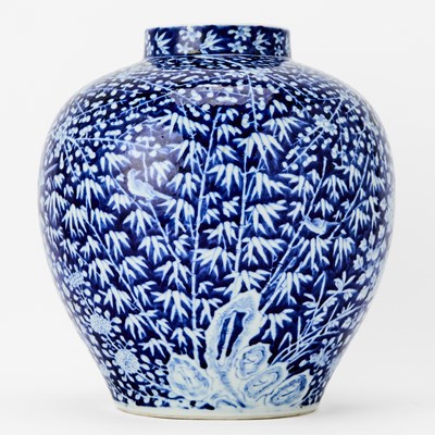 Lot 203 - A Chinese Blue and White Porcelain Jar