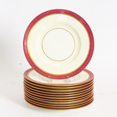 Lot 9 - Set of Twelve Minton Porcelain Plates