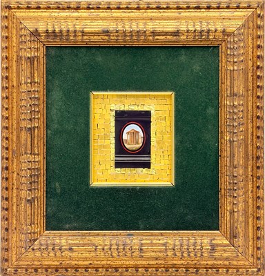 Lot 1041 - Italian Framed Micromosaic Plaque