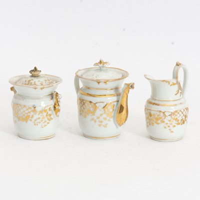 Lot 11 - Gilt Painted Porcelain Teapot