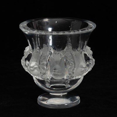 Lot 13 - Lalique Molded Glass "Dampierre" Vase