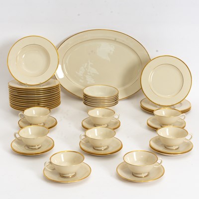 Lot 39 - Lenox Porcelain Partial Dinner Service