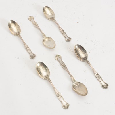 Lot 47 - Set of Six Sterling Silver Spoons