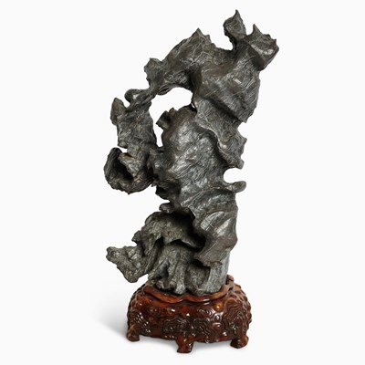 Lot 388 - An Exceptionally Large Chinese Scholar's Rock, Lingbi