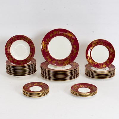 Lot 94 - Crown Staffordshire Partial Dinnerware