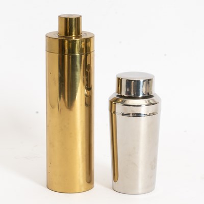 Lot 96 - Two Silver Plated Cocktail Shakers
