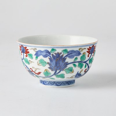 Lot 434 - A Chinese Famille Verte Porcelain Bowl