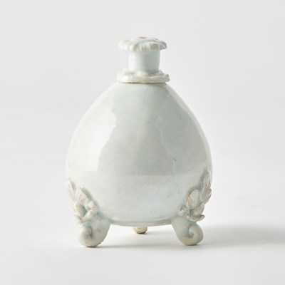 Lot 408 - A Chinese Qingbai-Type Ceramic Tripod Water Dropper