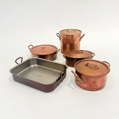 Lot 1130 - Group of Copper Cookware