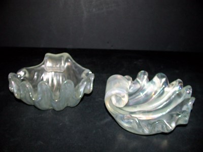 Lot 119 - Two Italian Glass Bowls Probably Barovier Each...