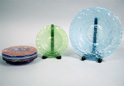 Lot 116 - Group of Seven Glass Bowls Designed by Glen...