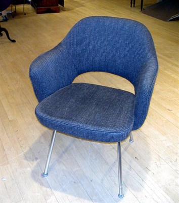 Lot 123 - Set of Seven Chrome Armchairs Designed by Eero...