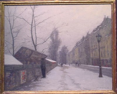 Lot 96 - Parke Custis Dougherty b.1867 WINTER MORNING,...