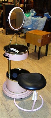 Lot 67 - Art Deco Painted Metal Dressing Table The...