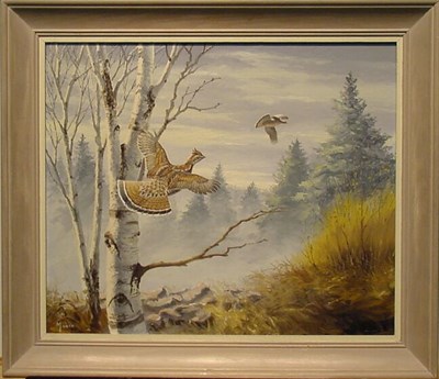 Lot 142 - David A. Maass b.1929 ROCKY LEDGES - RUFFED...