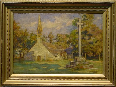 Lot 181 - Aloysius O'Kelly Irish, 1850-1928 THE VILLAGE...