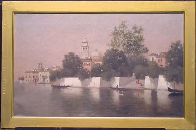 Lot 90 - Warren W. Sheppard 1858-1937 VENICE Signed...