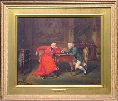 Lot 220 - Alfred Charles Weber French, 1862-1922 A GAME...